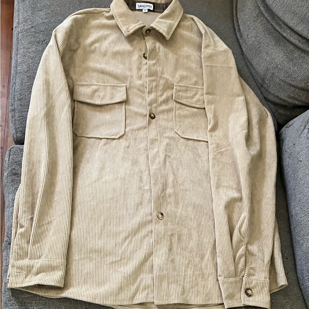 Men's SANGTREE Tan Corduroy Jacket
